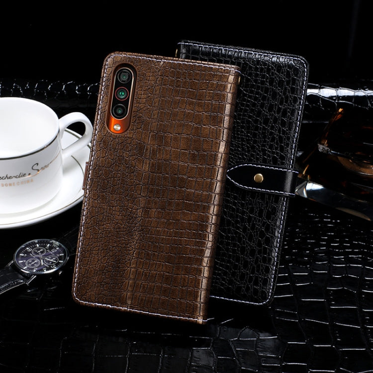 For Meizu 16T idewei Crocodile Texture Horizontal Flip Leather Case with Holder & Card Slots & Wallet(Dark Blue) - free shipping - PMC Jewellery - Order now!
