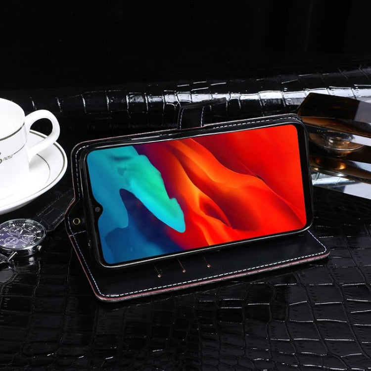 For Blackview A80 Pro idewei Crocodile Texture Horizontal Flip Leather Case with Holder & Card Slots & Wallet(Dark Blue) - More Brand by idewei | Online Shopping South Africa | PMC TechLife | Buy Now Pay Later Mobicred