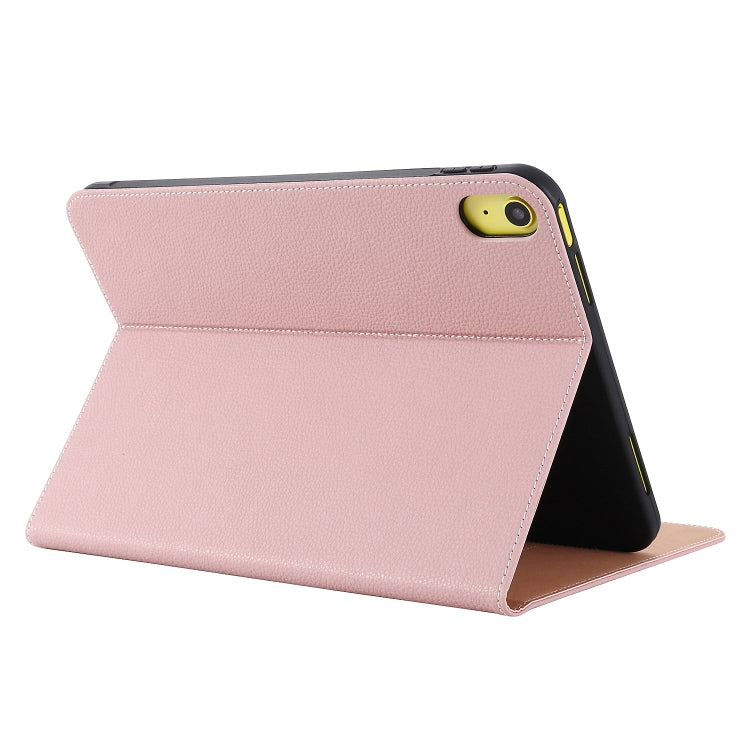 For iPad 2025 / 2022 GEBEI Silk Texture Flip Tablet Leather Case(Rose Gold) - free shipping - PMc TechLife - Order now!