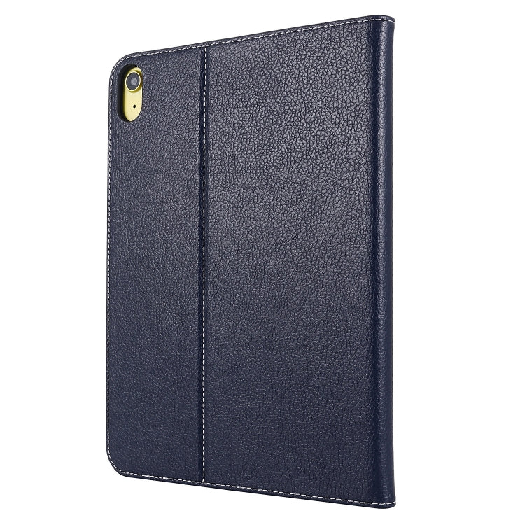 For iPad 2025 / 2022 GEBEI Silk Texture Flip Tablet Leather Case(Blue) - free shipping - PMc TechLife - Order now!