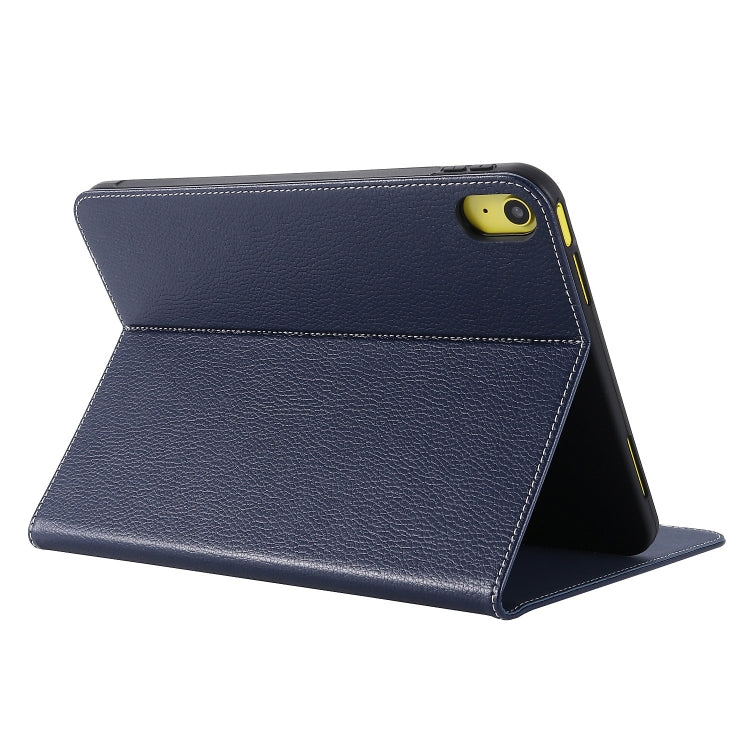 For iPad 2025 / 2022 GEBEI Silk Texture Flip Tablet Leather Case(Blue) - free shipping - PMc TechLife - Order now!