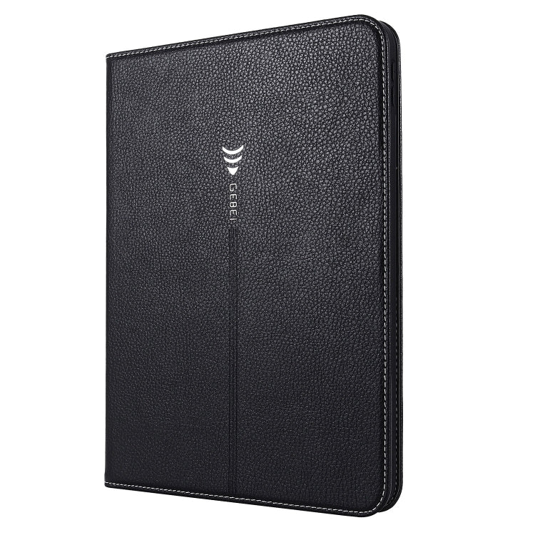 For iPad 2025 / 2022 GEBEI Silk Texture Flip Tablet Leather Case(Black) - free shipping - PMc TechLife - Order now!