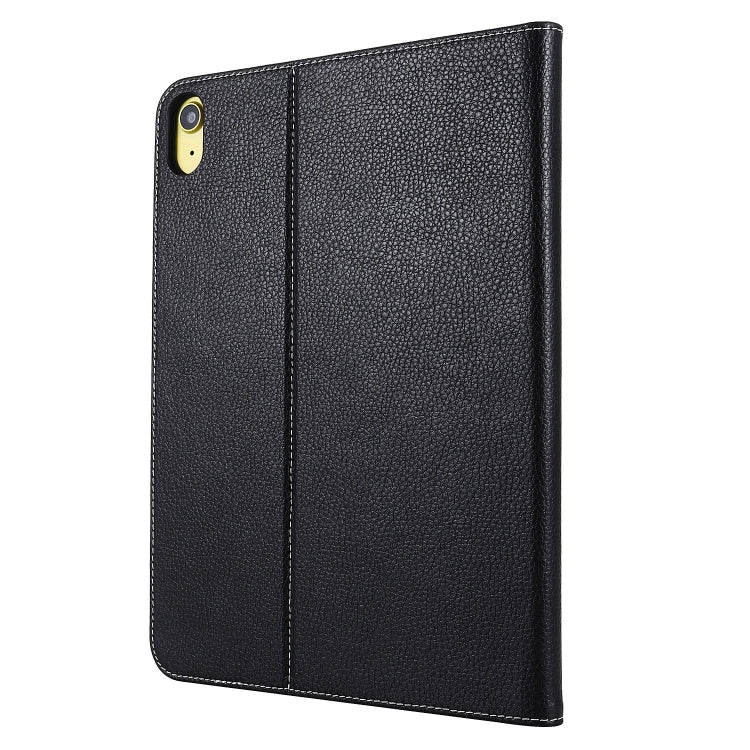 For iPad 2025 / 2022 GEBEI Silk Texture Flip Tablet Leather Case(Black) - free shipping - PMc TechLife - Order now!