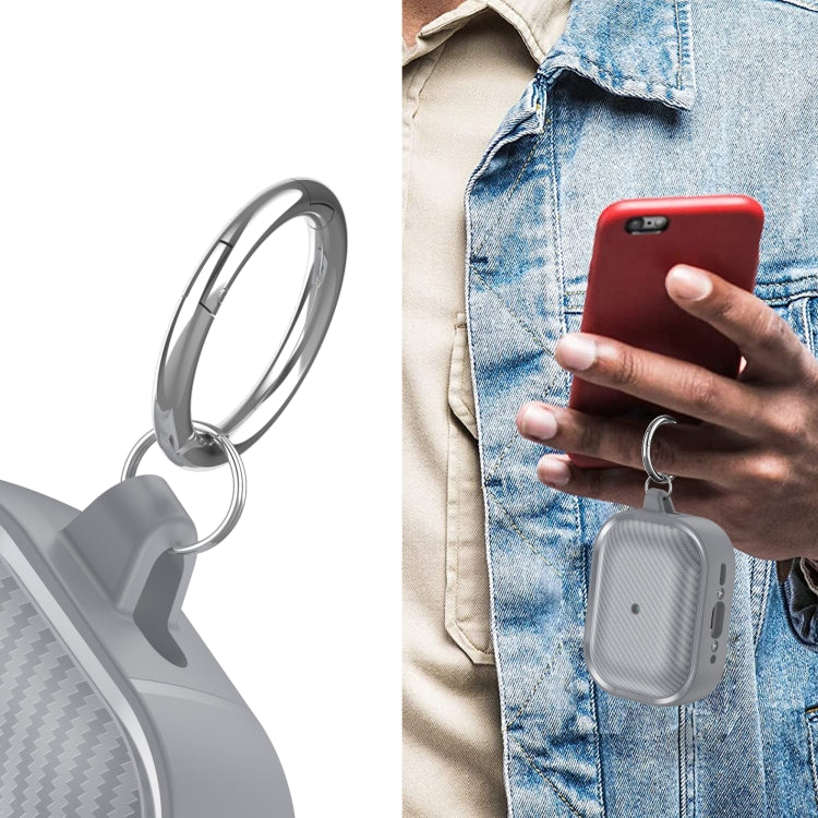 For AirPods Pro 2 Photo Frame Carbon Fiber Series Earphone Case(Dark Grey) - For AirPods Pro 2 by PMC TechLife | Online Shopping South Africa | PMC TechLife