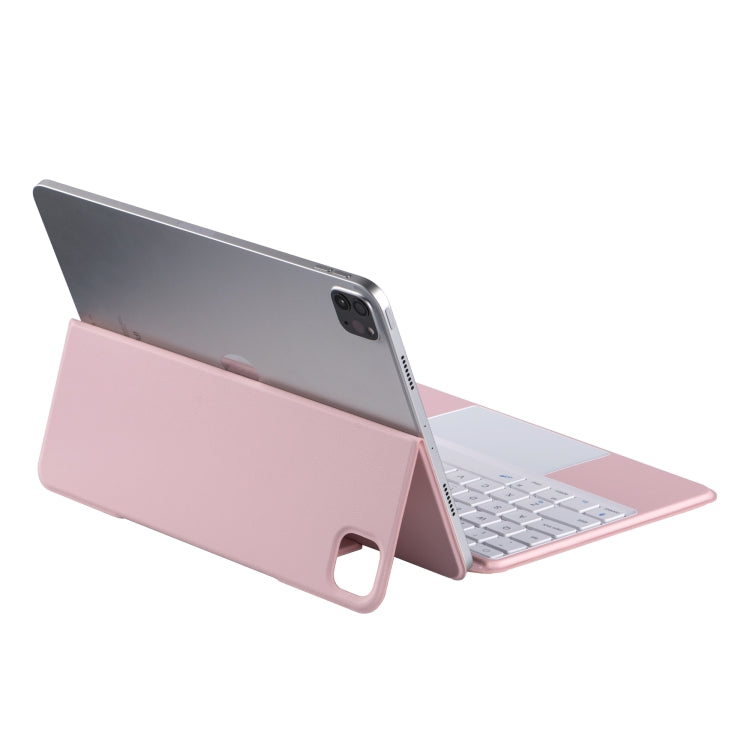 X3125-6 Integrated Thin Magnetic Bluetooth Keyboard Case For iPad Air 2022 / Air 2020 10.9 / Pro 11 2018 / 2020 / 2021 / 2022(Pink) - Universal by PMC TechLife | Online Shopping South Africa | PMC TechLife