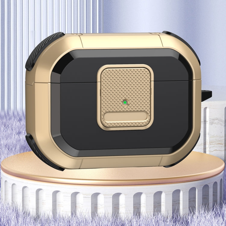 For AirPods Pro Wireless Earphones Protective Case(Gold) - free shipping - PMC Jewellery - Order now!