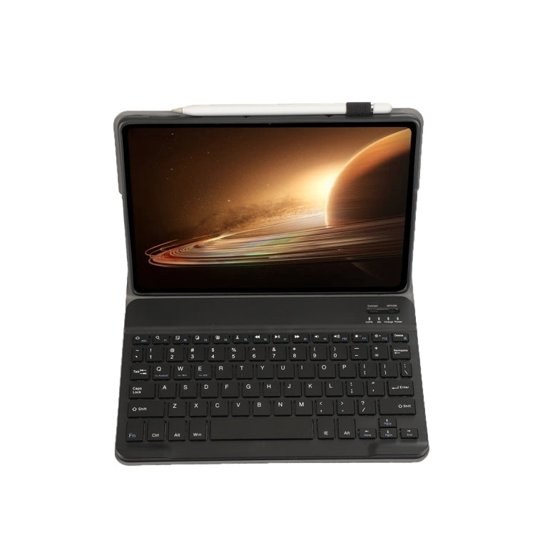 For OPPO Pad 2 11.61 inch 2023 OP13 Lambskin Texture Ultra-thin Detachable Bluetooth Keyboard Leather Case(Black) - Others Keyboard by PMC TechLife | Online Shopping South Africa | PMC TechLife