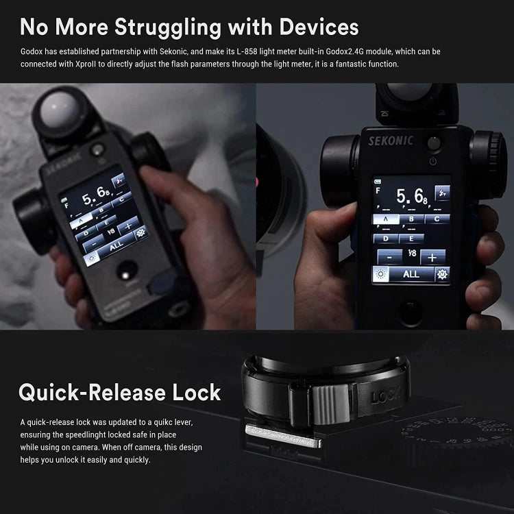 Godox XPro II TTL Wireless Flash Trigger For Nikon(Black) - free shipping - PMC TechLife - Order now!