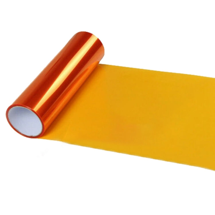 2pcs Car Headlight Protective Film Tail Light Film Motorcycle Fog Light Film, Size:30 x 100cm(Orange) - Auto Film by PMC TechLife | Online Shopping South Africa | PMC TechLife | Buy Now Pay Later Mobicred
