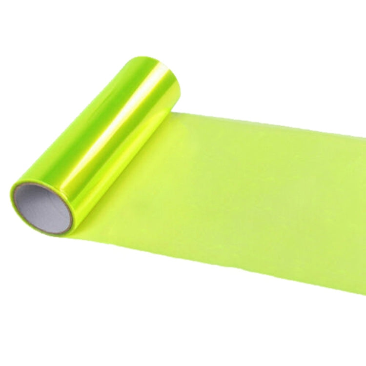 2pcs Car Headlight Protective Film Tail Light Film Motorcycle Fog Light Film, Size:30 x 100cm(Fluorescent Yellow) - Auto Film by PMC TechLife | Online Shopping South Africa | PMC TechLife | Buy Now Pay Later Mobicred