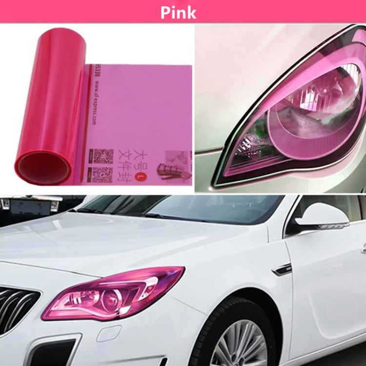 2pcs Car Headlight Protective Film Tail Light Film Motorcycle Fog Light Film, Size:30 x 100cm(Dark Black) - Auto Film by PMC TechLife | Online Shopping South Africa | PMC TechLife | Buy Now Pay Later Mobicred