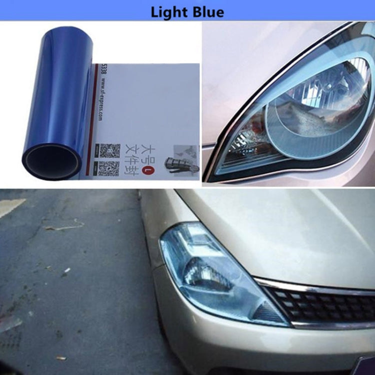 2pcs Car Headlight Protective Film Tail Light Film Motorcycle Fog Light Film, Size:30 x 100cm(Dark Black) - Auto Film by PMC TechLife | Online Shopping South Africa | PMC TechLife | Buy Now Pay Later Mobicred