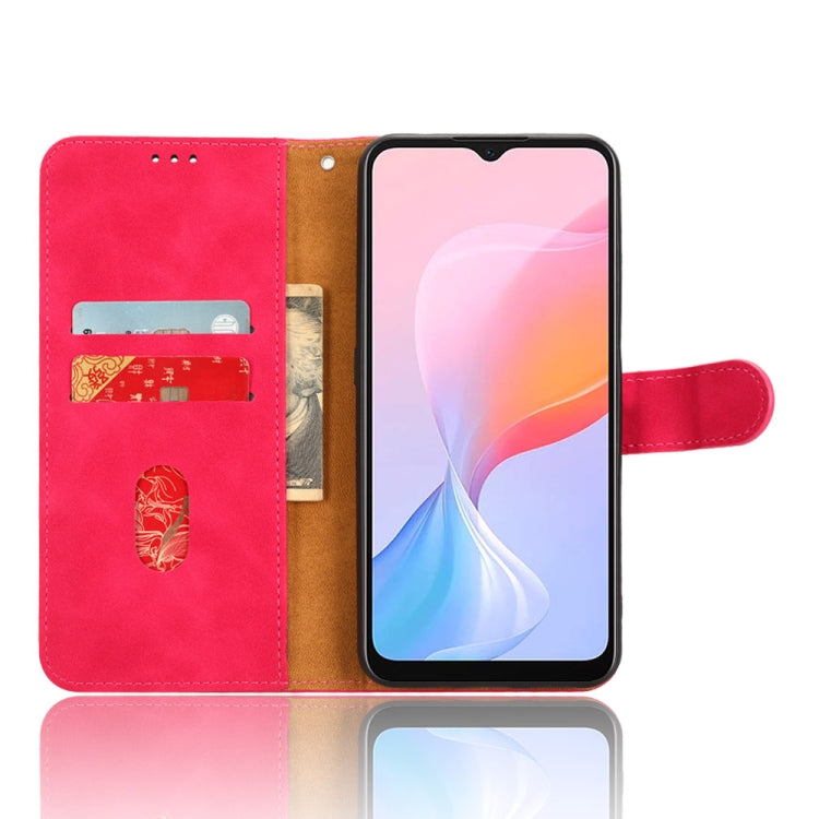 For Blackview A85 Skin Feel Magnetic Flip Leather Phone Case(Rose Red) - More Brand by PMC TechLife | Online Shopping South Africa | PMC TechLife | Buy Now Pay Later Mobicred