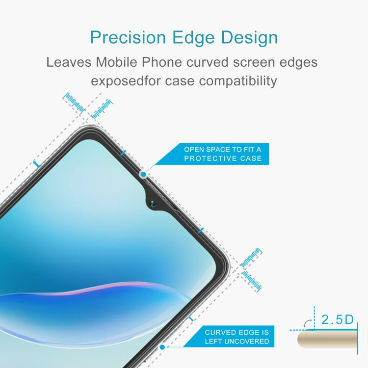 For Blackview A53 50pcs 0.26mm 9H 2.5D Tempered Glass Film - For Blackview by PMC TechLife | Online Shopping South Africa | PMC TechLife