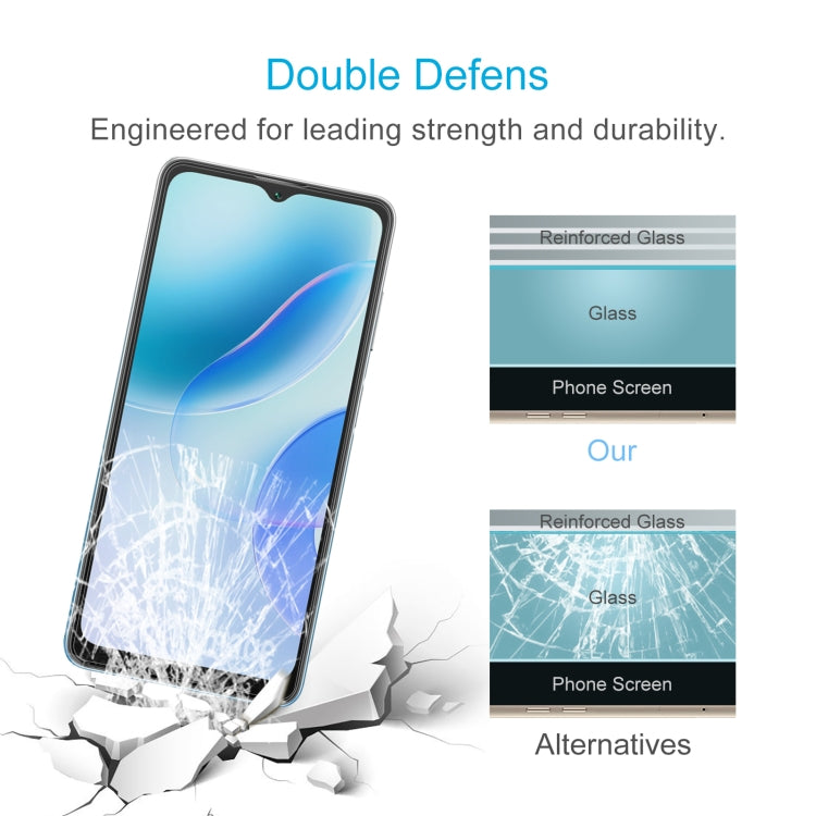 For Blackview A53 50pcs 0.26mm 9H 2.5D Tempered Glass Film - For Blackview by PMC TechLife | Online Shopping South Africa | PMC TechLife