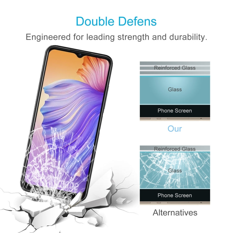 For Doogee N50 50pcs 0.26mm 9H 2.5D Tempered Glass Film - For Doogee by PMC TechLife | Online Shopping South Africa | PMC TechLife | Buy Now Pay Later Mobicred