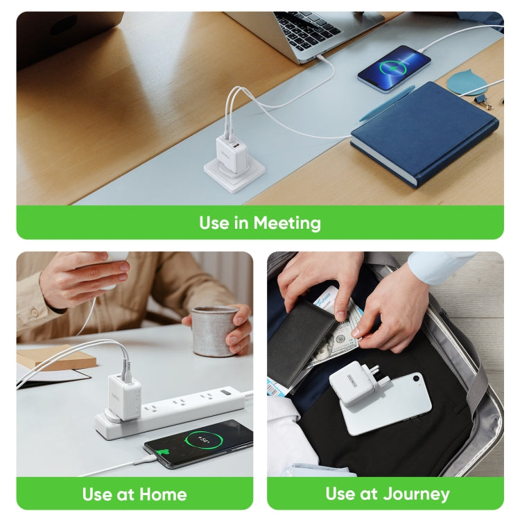 DUZZONA T9 65W Dual USB-C / Type-C+USB GaN Fast Charger, Specification:UK Plug - free shipping - PMC Jewellery - Order now!