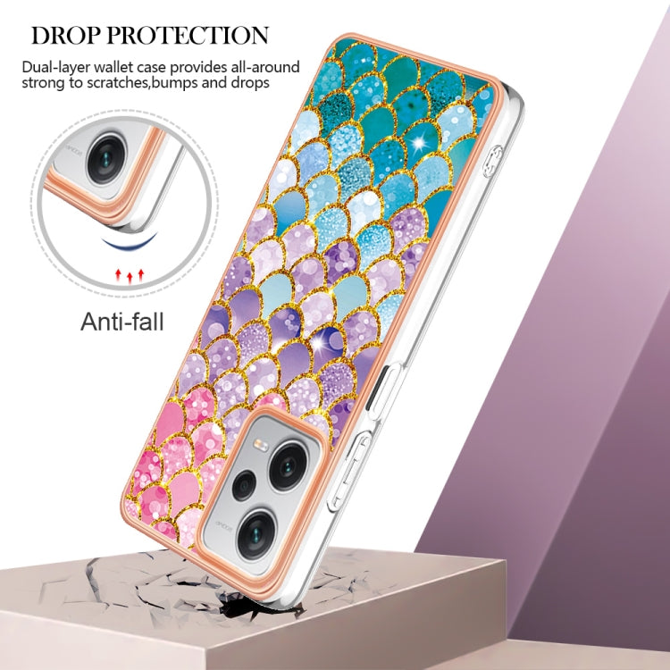 For Xiaomi Redmi Note 12 Pro+ 5G Global Electroplating IMD TPU Phone Case(Colorful Scales) - Note 12 Pro+ Cases by PMC TechLife | Online Shopping South Africa | PMC TechLife