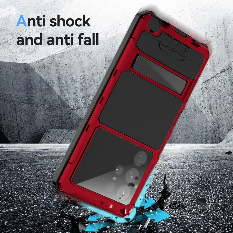 For Samsung Galaxy S23 Ultra 5G R-JUST RJ-56 3rd Gen Life Waterproof Dustproof Shockproof Phone Case(Red) - Galaxy S23 Ultra 5G Cases by R-JUST | Online Shopping South Africa | PMC TechLife | Buy Now Pay Later Mobicred