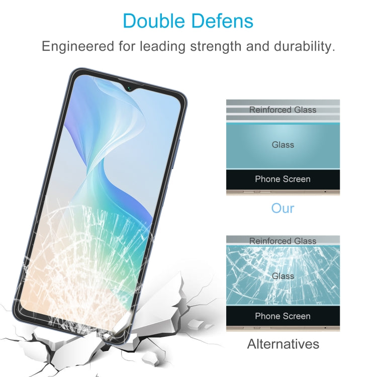 For Blackview Oscal C30 Pro 50pcs 0.26mm 9H 2.5D Tempered Glass Film - For Blackview by PMC TechLife | Online Shopping South Africa | PMC TechLife