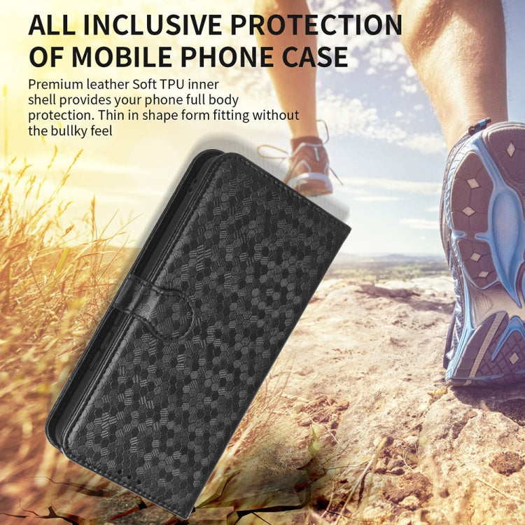 For Blackview A85 Honeycomb Dot Texture Leather Phone Case(Blue) - free shipping - PMC TechLife - Order now!