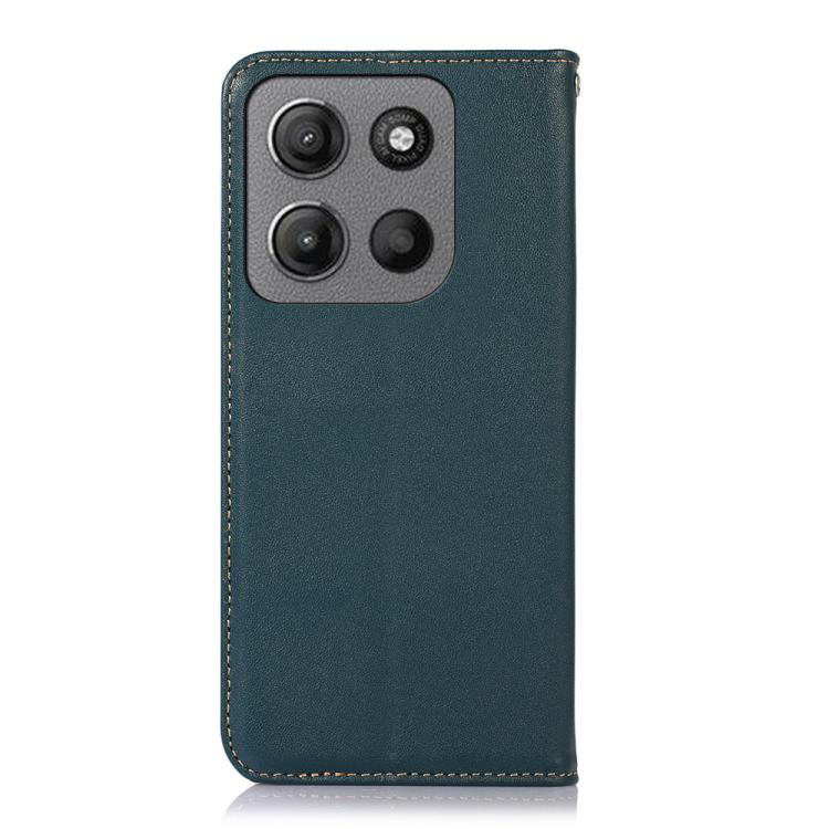 For Motorola Moto G15 4G / G05 KHAZNEH Nappa Top Layer Cowhide Leather Phone Case(Green) - free shipping - PMC TechLife - Order now!