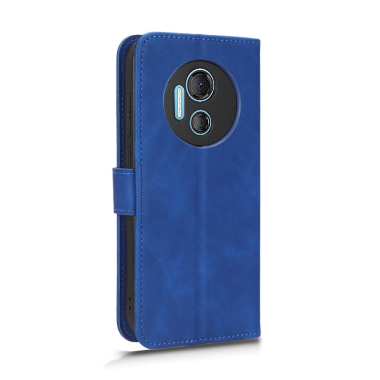 For Doogee X97 / X97 Pro Skin Feel Magnetic Flip Leather Phone Case(Blue) - Doogee Cases by PMC TechLife | Online Shopping South Africa | PMC TechLife | Buy Now Pay Later Mobicred