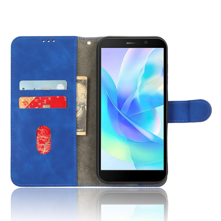 For Doogee X97 / X97 Pro Skin Feel Magnetic Flip Leather Phone Case(Blue) - Doogee Cases by PMC TechLife | Online Shopping South Africa | PMC TechLife | Buy Now Pay Later Mobicred