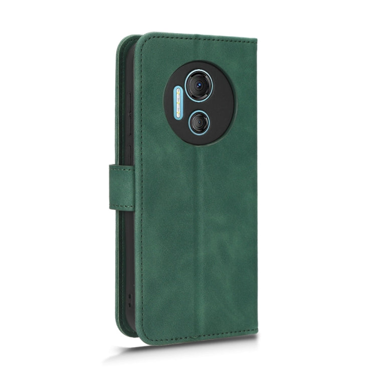 For Doogee X97 / X97 Pro Skin Feel Magnetic Flip Leather Phone Case(Green) - Doogee Cases by PMC TechLife | Online Shopping South Africa | PMC TechLife | Buy Now Pay Later Mobicred