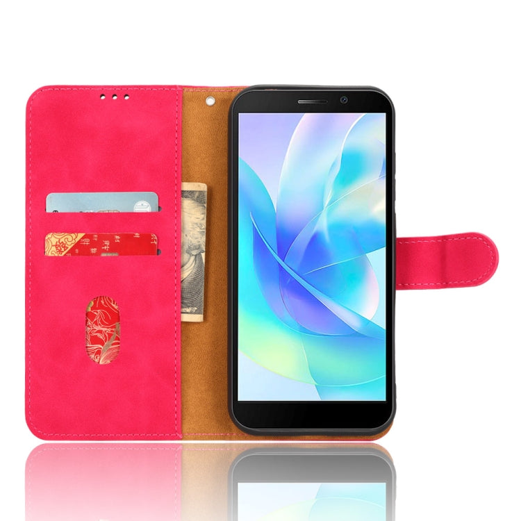 For Doogee X97 / X97 Pro Skin Feel Magnetic Flip Leather Phone Case(Rose Red) - Doogee Cases by PMC TechLife | Online Shopping South Africa | PMC TechLife | Buy Now Pay Later Mobicred