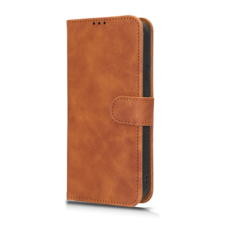 For Doogee X97 / X97 Pro Skin Feel Magnetic Flip Leather Phone Case(Brown) - Doogee Cases by PMC TechLife | Online Shopping South Africa | PMC TechLife | Buy Now Pay Later Mobicred