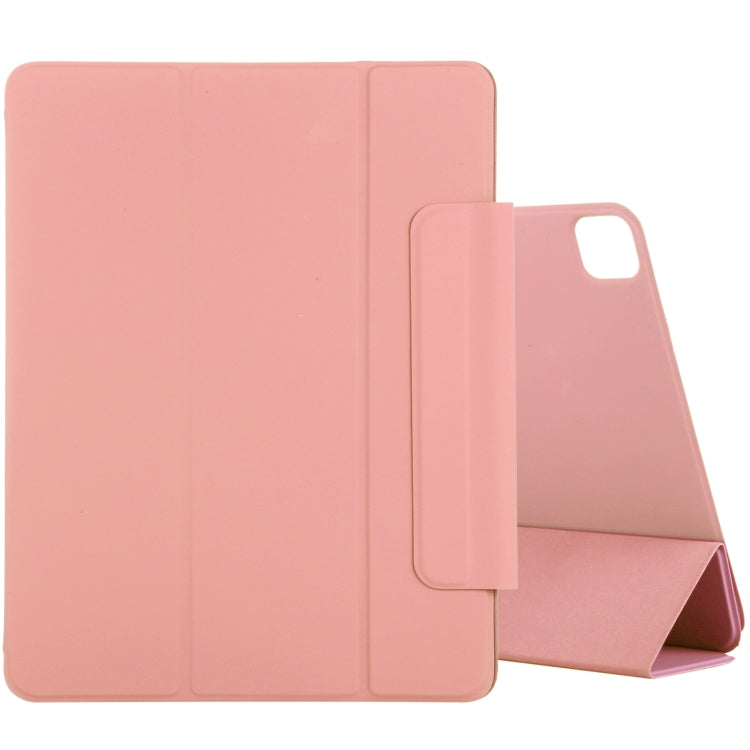 For iPad Air 13 2024 / Pro 12.9 2020 Active Buckle Magnetic PU Leather Tablet Case With Holder & Sleep / Wake-up Function(Orange) - iPad Pro 12.9 (2020) Cases by PMC TechLife | Online Shopping South Africa | PMC TechLife | Buy Now Pay Later Mobicred
