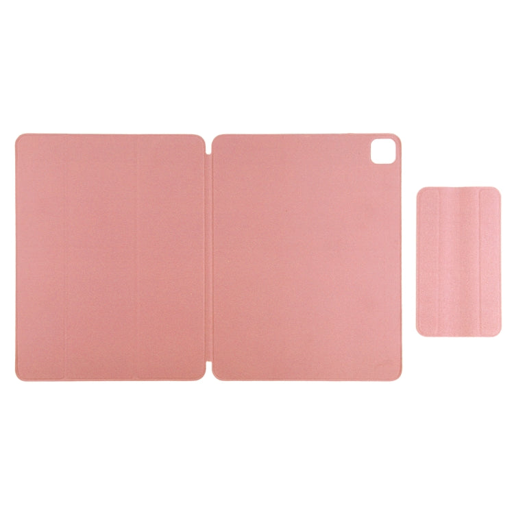 For iPad Air 13 2024 / Pro 12.9 2020 Active Buckle Magnetic PU Leather Tablet Case With Holder & Sleep / Wake-up Function(Orange) - iPad Pro 12.9 (2020) Cases by PMC TechLife | Online Shopping South Africa | PMC TechLife | Buy Now Pay Later Mobicred