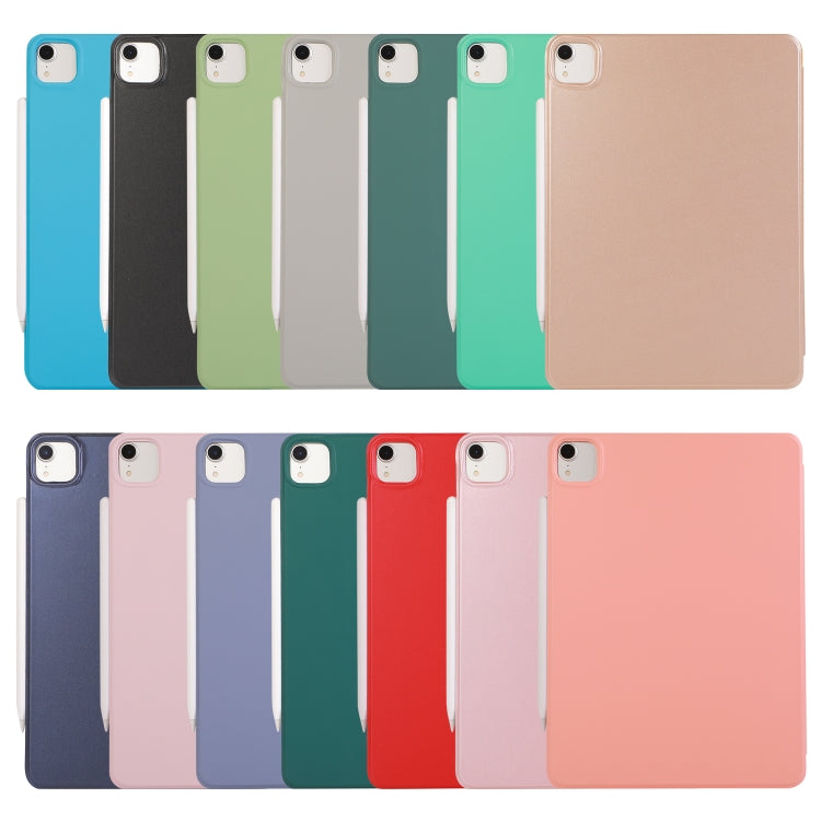 For iPad Air 13 2024 / Pro 12.9 2020 Active Buckle Magnetic PU Leather Tablet Case With Holder & Sleep / Wake-up Function(Orange) - iPad Pro 12.9 (2020) Cases by PMC TechLife | Online Shopping South Africa | PMC TechLife | Buy Now Pay Later Mobicred
