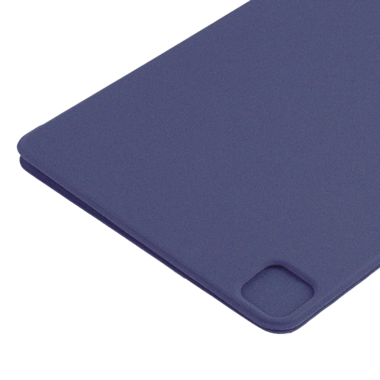 For iPad Air 13 2024 / Pro 12.9 2020 Non-buckle Double-sided Magnetic Flip Leather Tablet Case With Holder & Sleep / Wake-up Function(Dark Blue) - iPad Pro 12.9 (2020) Cases by PMC TechLife | Online Shopping South Africa | PMC TechLife | Buy Now Pay Later Mobicred