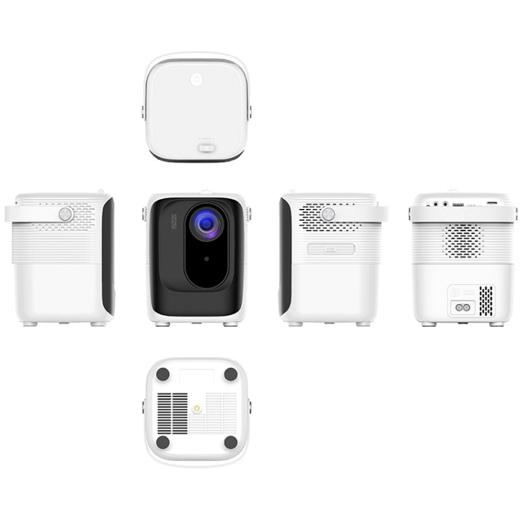 A007 Portable 1280 x 720 HD 113 ANSI Smart LED Projector, Plug:AU Plug(White) - Mini Projector by PMC TechLife | Online Shopping South Africa | PMC TechLife | Buy Now Pay Later Mobicred