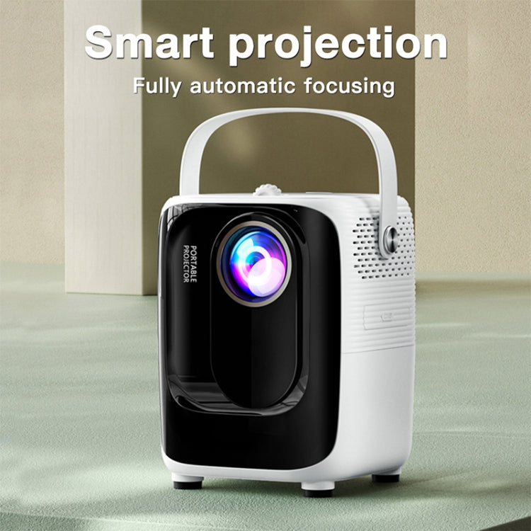 A007 Portable 1280 x 720 HD 113 ANSI Smart LED Projector, Plug:AU Plug(White) - Mini Projector by PMC TechLife | Online Shopping South Africa | PMC TechLife | Buy Now Pay Later Mobicred