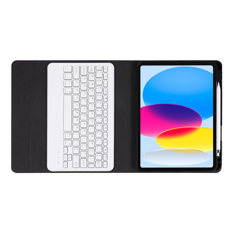For iPad 10th Gen 10.9 2022 B10 Triangle Holder Tablet Bluetooth Keyboard Leather Case(Rainbow) - Universal by PMC TechLife | Online Shopping South Africa | PMC TechLife