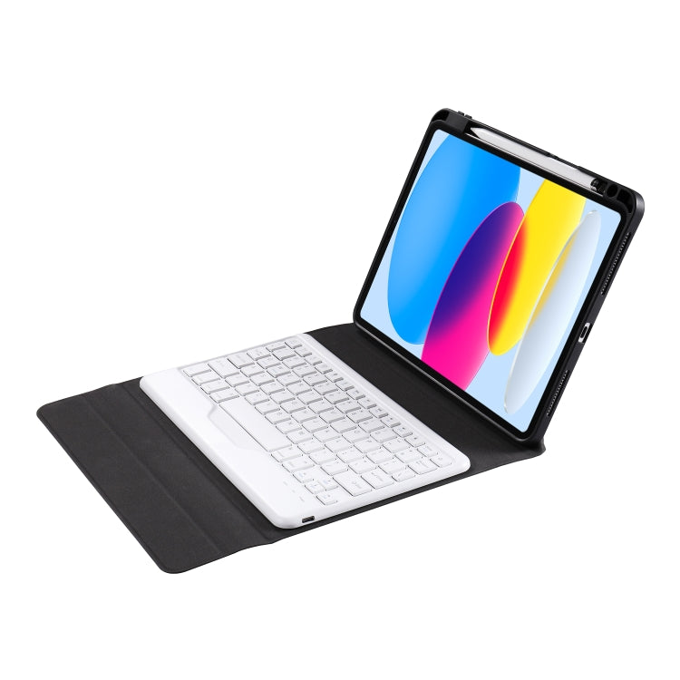 For iPad 10th Gen 10.9 2022 B10 Triangle Holder Tablet Bluetooth Keyboard Leather Case(Rainbow) - Universal by PMC TechLife | Online Shopping South Africa | PMC TechLife