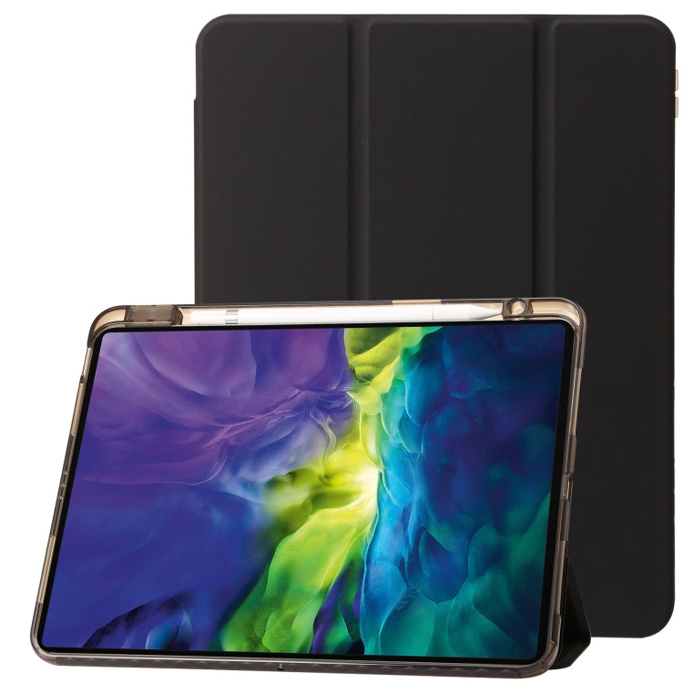 Clear Acrylic Leather Tablet Case For iPad Air 13 2024 / Pro 12.9 2022/ 2021 / 2020 / 2018(Black) - iPad Pro 12.9 (2022/2021) Cases by PMC TechLife | Online Shopping South Africa | PMC TechLife | Buy Now Pay Later Mobicred