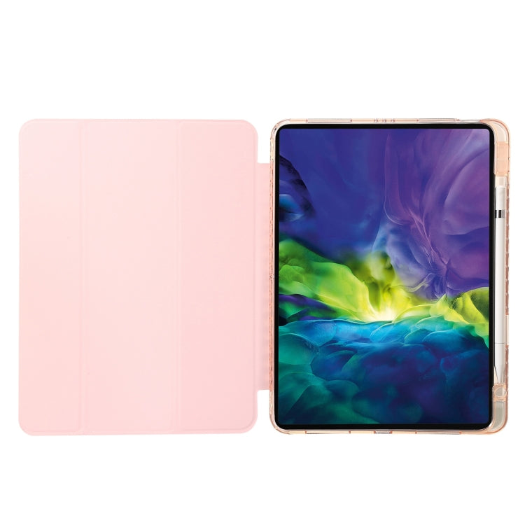 Clear Acrylic Leather Tablet Case For iPad Air 13 2024 / Pro 12.9 2022/ 2021 / 2020 / 2018(Black) - iPad Pro 12.9 (2022/2021) Cases by PMC TechLife | Online Shopping South Africa | PMC TechLife | Buy Now Pay Later Mobicred