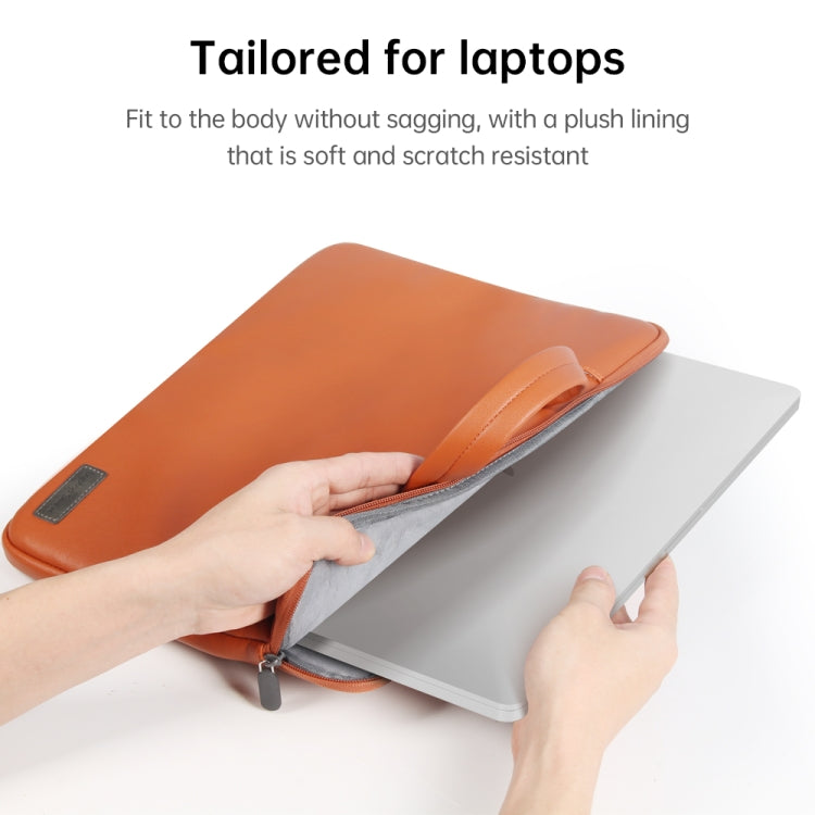 Waterproof PU Laptop Bag Inner Bag with Power Pack, Size:15 inch(Grey) - Other by PMC TechLife | Online Shopping South Africa | PMC TechLife | Buy Now Pay Later Mobicred