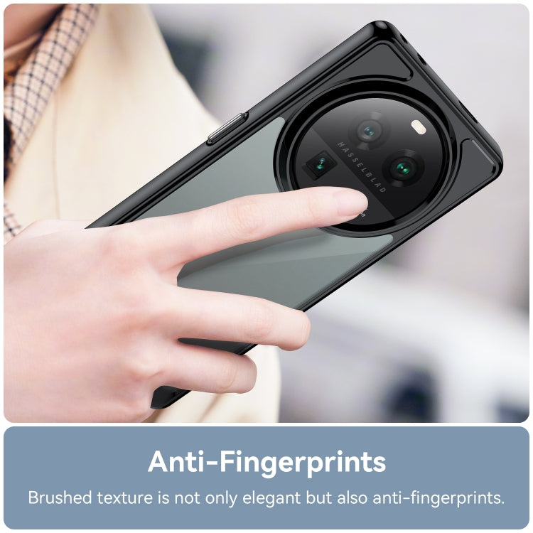 For OPPO Find X6 Pro 5G Colorful Series Acrylic + TPU Phone Case(Black) - OPPO Cases by PMC TechLife | Online Shopping South Africa | PMC TechLife | Buy Now Pay Later Mobicred