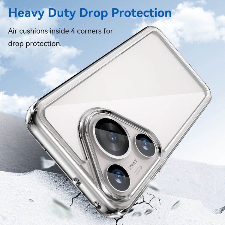 For Huawei Pura 70 Pro+ Colorful Series Acrylic + TPU Phone Case(Transparent) - Huawei Cases by PMC Jewellery | Online Shopping South Africa | PMC Jewellery | Buy Now Pay Later Mobicred