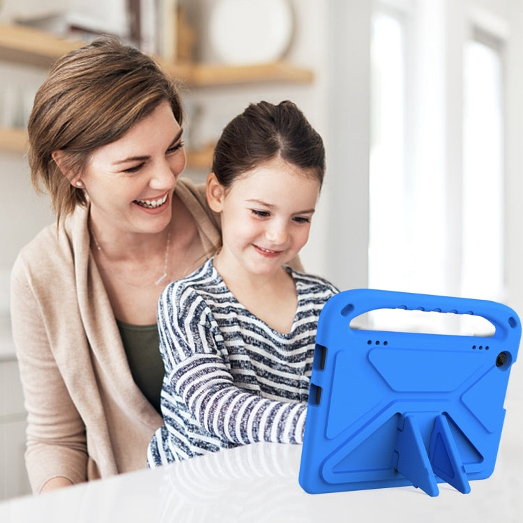 For Lenovo Tab M10 3rd Gen Handle EVA Shockproof Tablet Case with Holder(Blue) - Lenovo by PMC TechLife | Online Shopping South Africa | PMC TechLife | Buy Now Pay Later Mobicred
