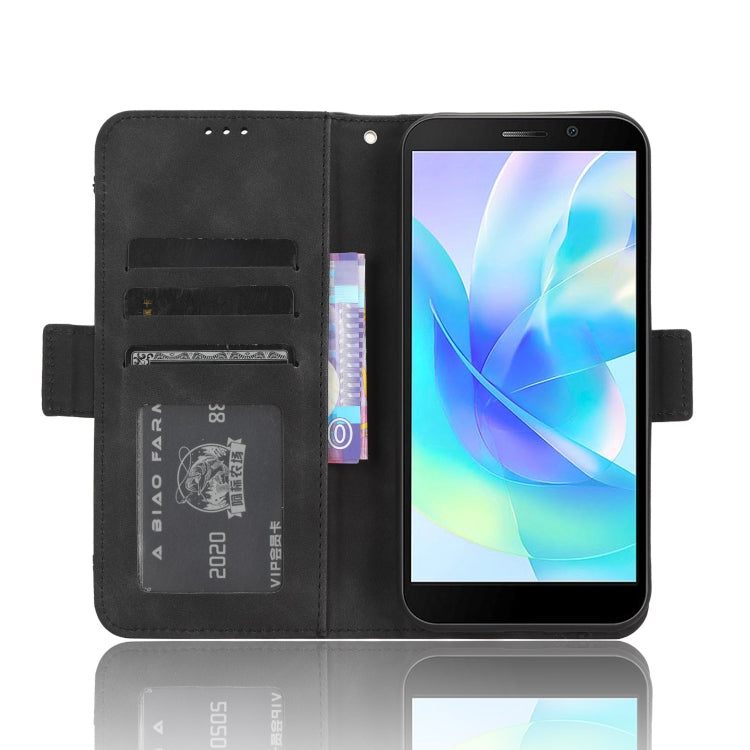 For Doogee X97 / X97 Pro Skin Feel Calf Texture Card Slots Leather Phone Case(Black) - Doogee Cases by PMC TechLife | Online Shopping South Africa | PMC TechLife | Buy Now Pay Later Mobicred