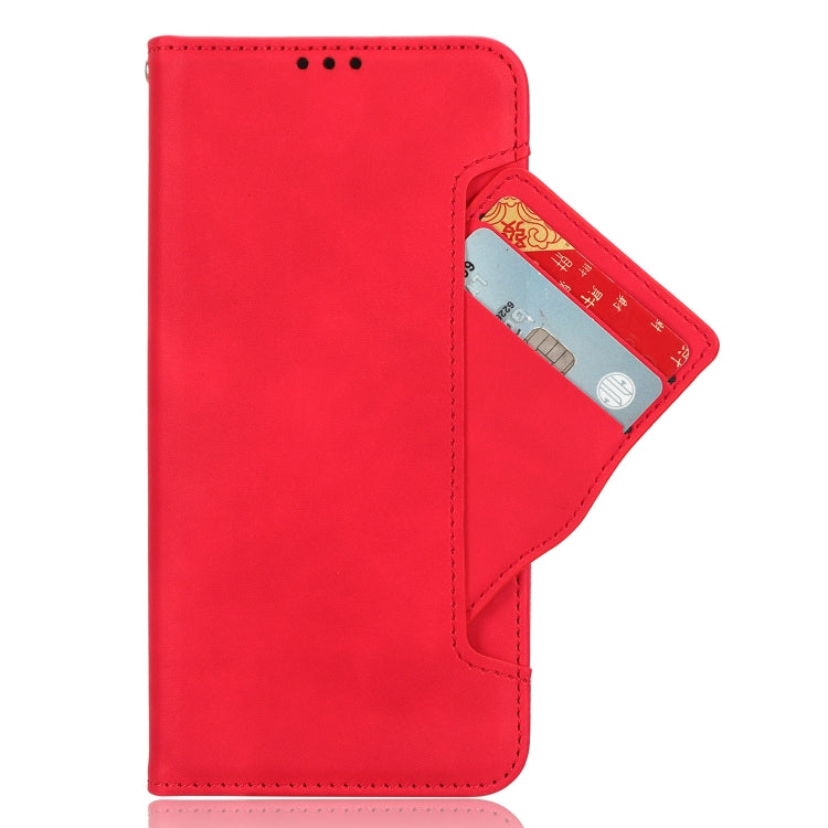 For Doogee X97 / X97 Pro Skin Feel Calf Texture Card Slots Leather Phone Case(Red) - Doogee Cases by PMC TechLife | Online Shopping South Africa | PMC TechLife | Buy Now Pay Later Mobicred
