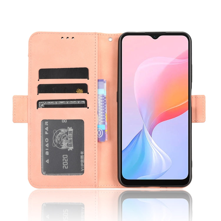 For Blackview A85 Skin Feel Calf Texture Card Slots Leather Phone Case(Pink) - free shipping - PMC TechLife - Order now!