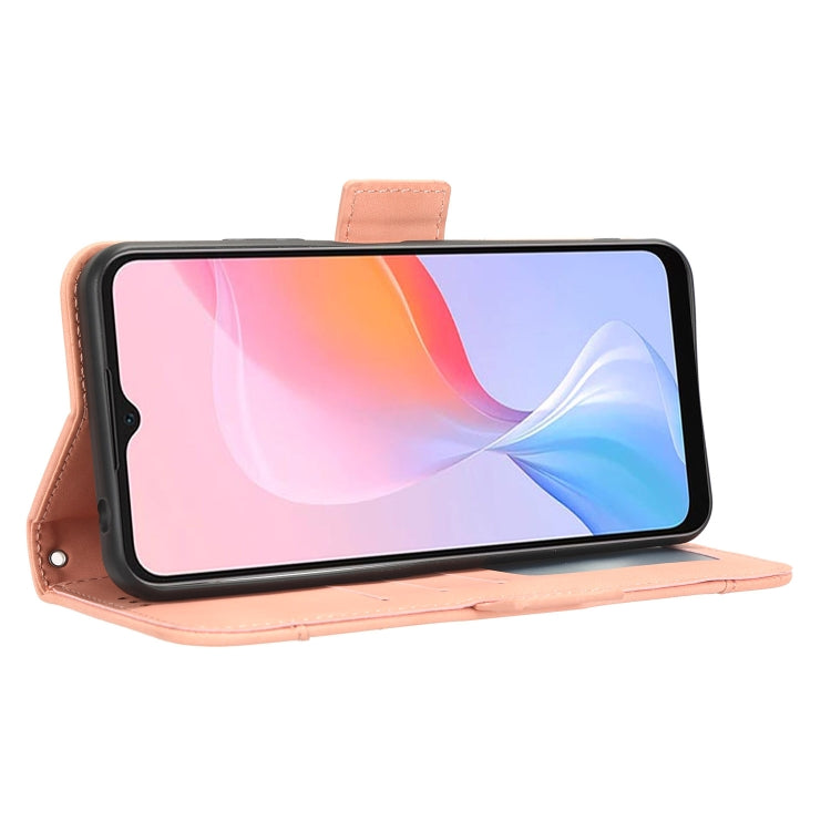 For Blackview A85 Skin Feel Calf Texture Card Slots Leather Phone Case(Pink) - free shipping - PMC TechLife - Order now!