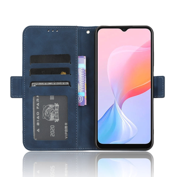 For Blackview A85 Skin Feel Calf Texture Card Slots Leather Phone Case(Blue) - free shipping - PMC TechLife - Order now!